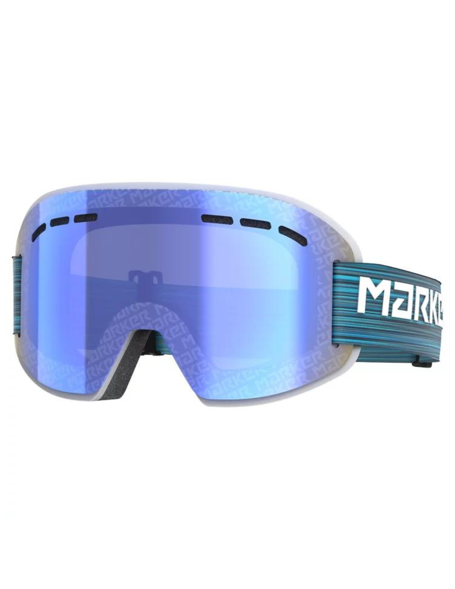 MARKER Masque de ski Marker Smooth Operator L Clarity Mirror Blanc, Masques  et Lunettes de Ski - Muule