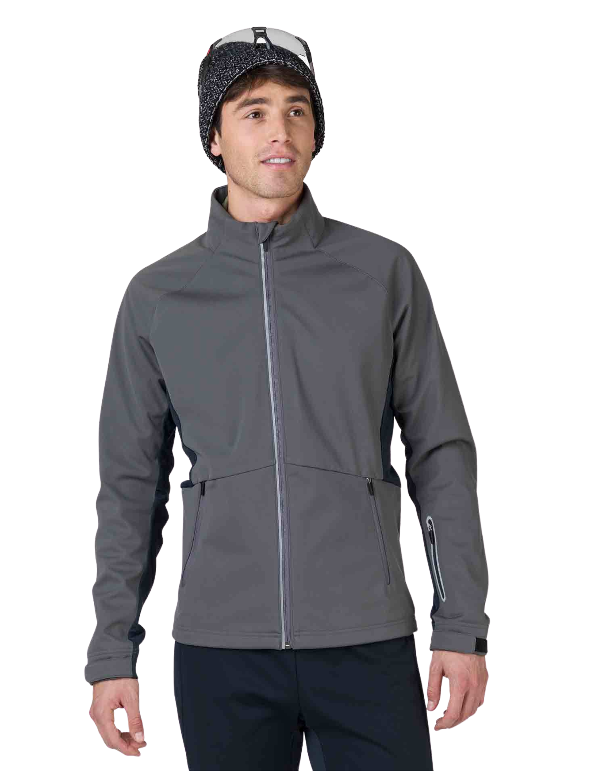 ROSSIGNOL Veste Coupe Vent Rossignol Softshell Homme Onyx Grey Vestes de randonnee homme Muule