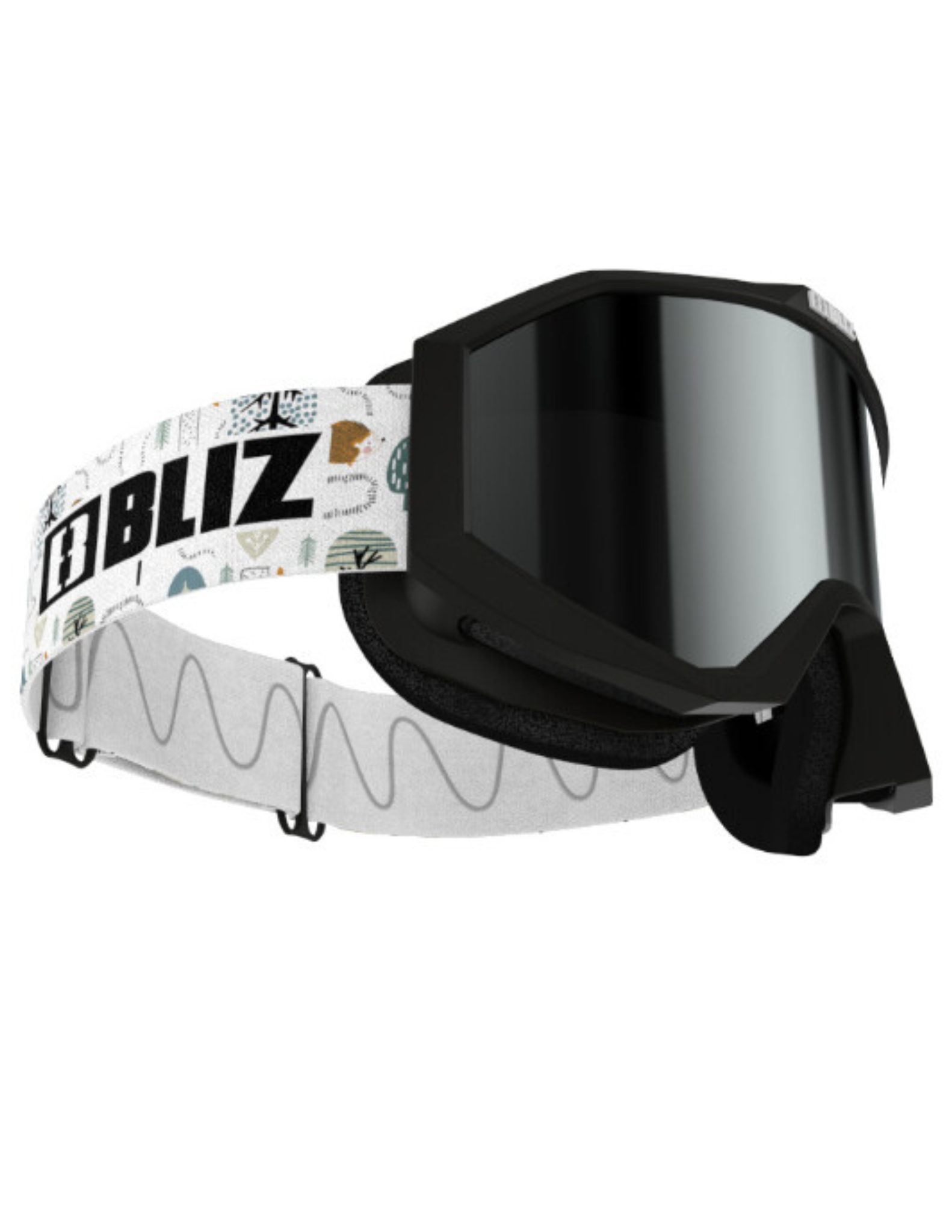 Masque de Ski Bliz Liner Jr Brown W/Silver Mirror