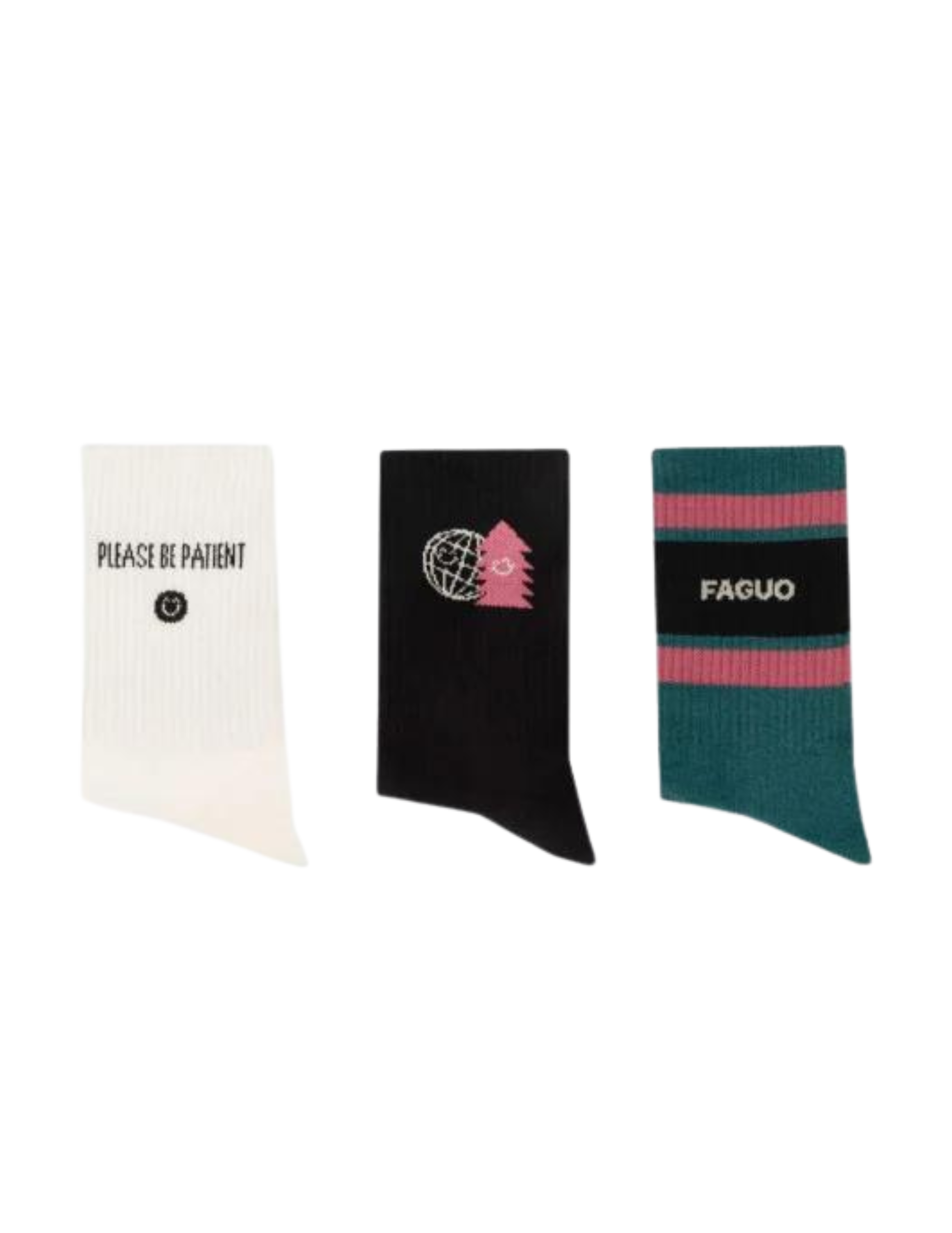 Pack of 3 Pairs of Faguo Sport Café du Cycliste Socks