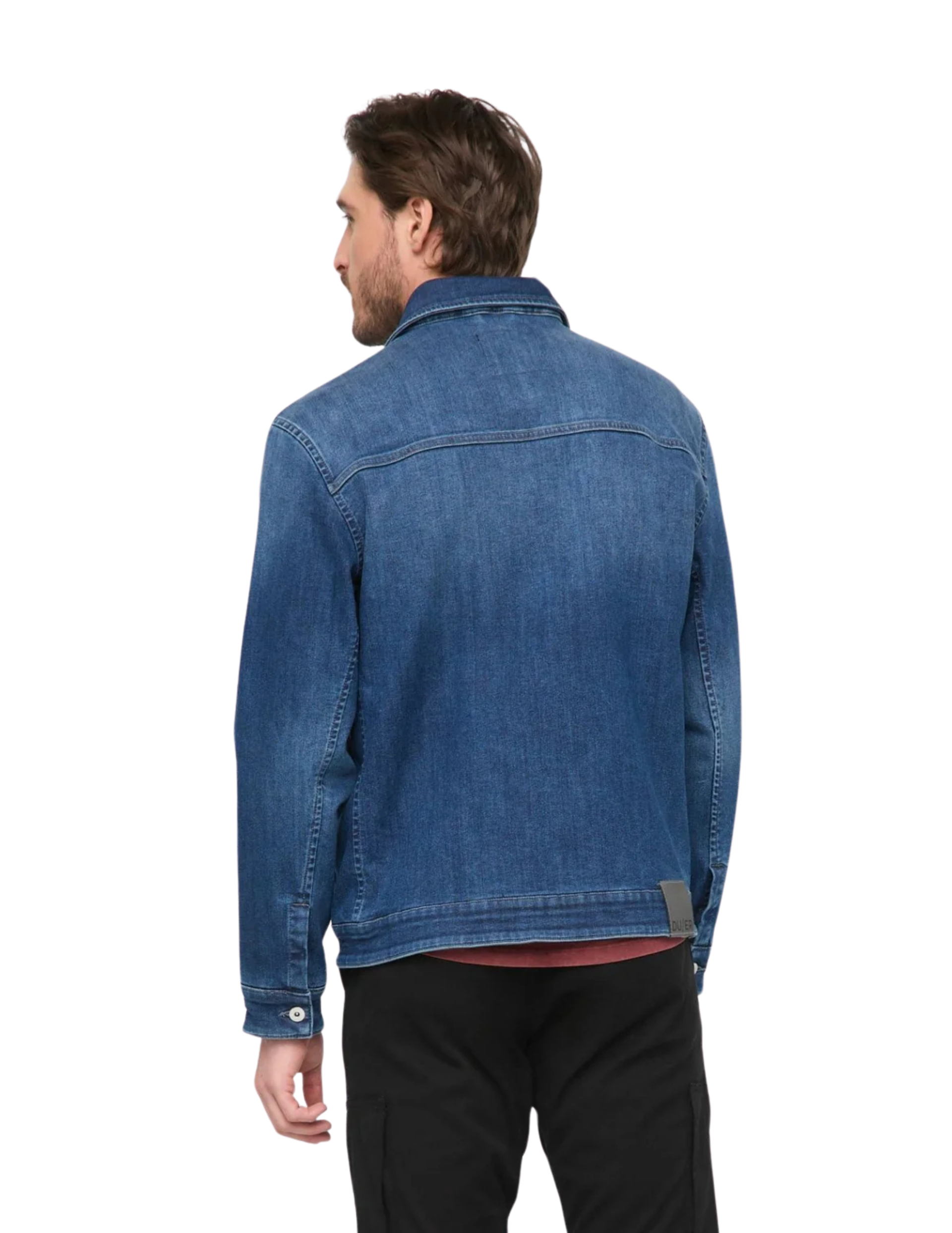 Men's Duer Tech Fleece Denim Jacket