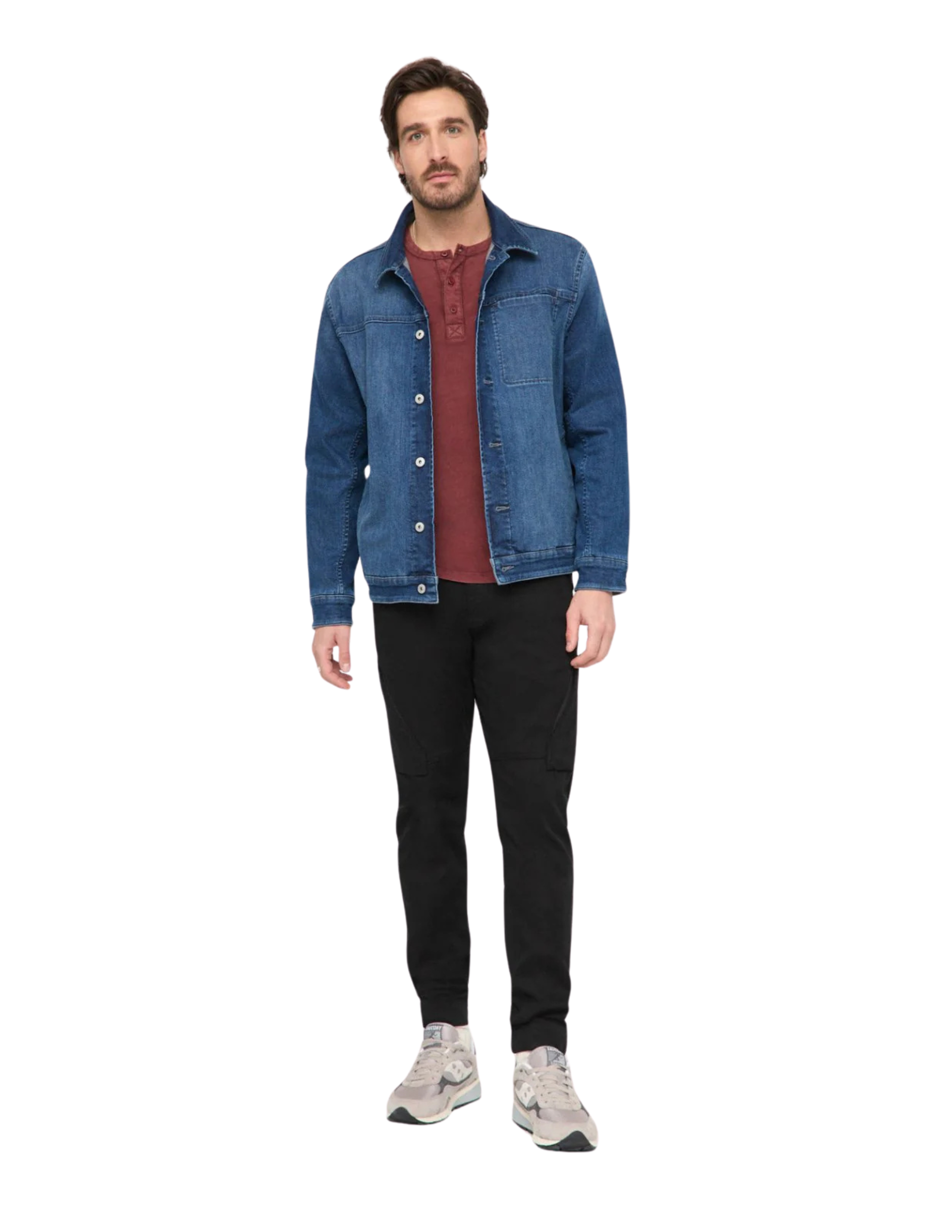 Men's Duer Tech Fleece Denim Jacket