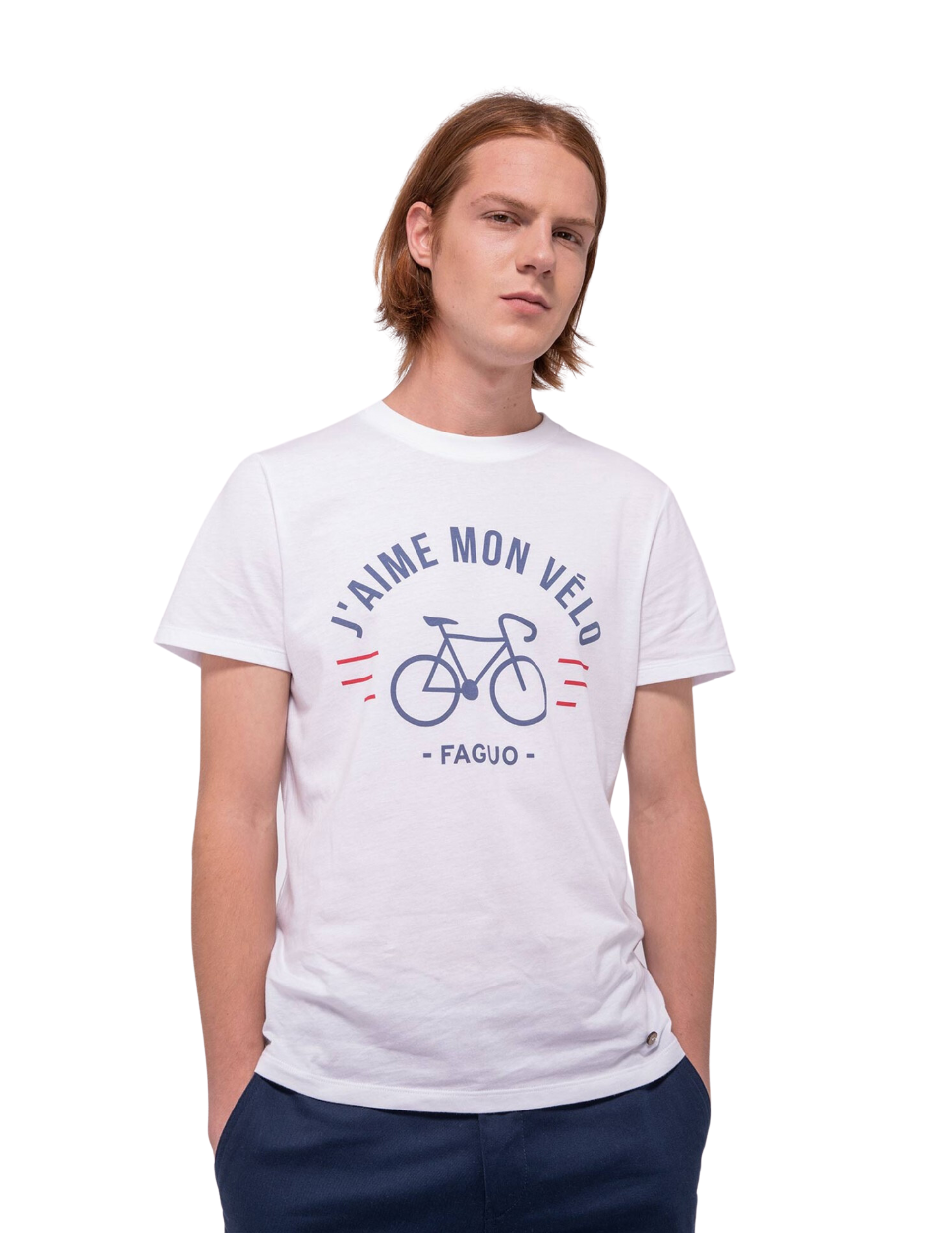 Faguo Arcy I Love My Bike Short Sleeve Men's T-Shirt